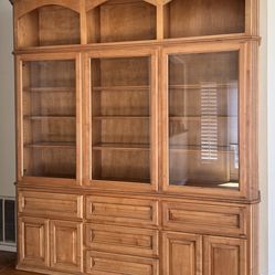 Custom Solid Wood Hutch