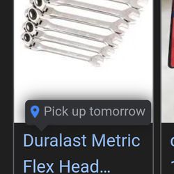 Duralast Flex Head Ratcheting Wrench Set (MM)