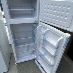7.7 Cu.Ft. Double Door Refrigerator With Freezer For Apartment, Office, Dorm