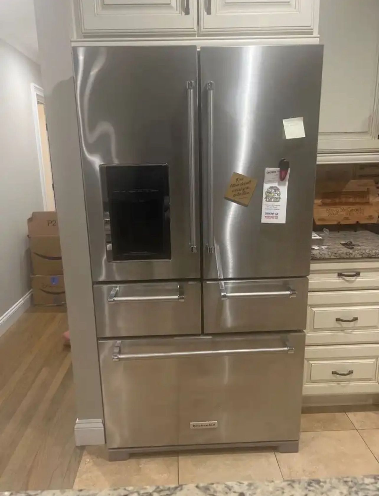 Kitchen Aide Stainless Steel Refrigerator