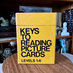 Vintage 1970s Keys to Reading Picture Cards Levels 1-6 The Economy Company Phonics Flashcards