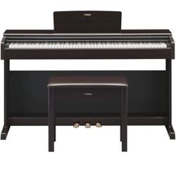 Yamaha YDP144 Arius Series Piano with Bench, Dark Rosewood.  Like new condition.