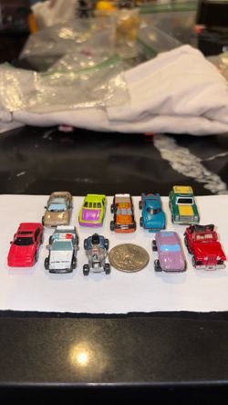 Micro machine cars      Lot 2.    $3.  each.   10  f.     $25