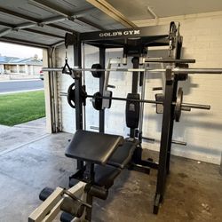 Golds Gym Smith Machine Home Gym