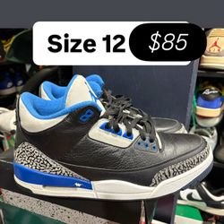 Jordan Retro 3s Size 12