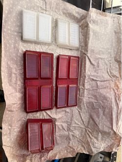 1978–1980 Chevrolet Monte Carlo OEM Tail Light Lenses – Original GM Vintage