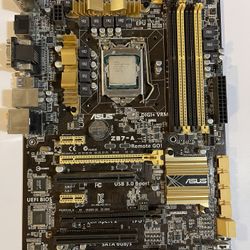 Asus KCC-REM-MSO-Z87-A Motherboard with Intel Core i7 4770k  CPU 