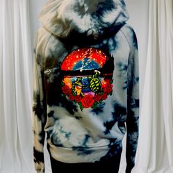 Grateful Dead Blue Tye Dye Hoodie 