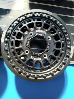This week. Big sale. On METAL FX 15" BEADLOCK WHEELS for Polaris rzr & Kawasaki Speed utv sxs 4 Lug (We Finance)