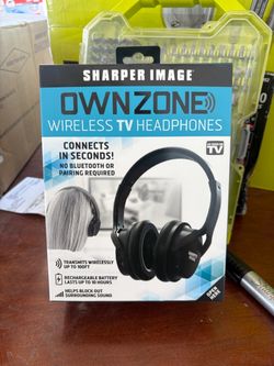 Sharper Image OwnZone Wireless TV Headphones
