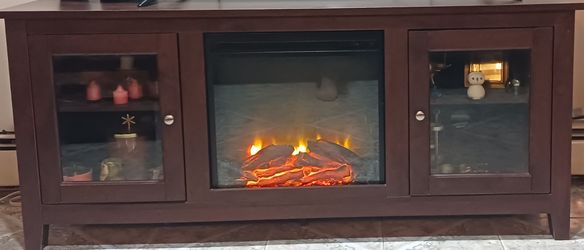 Electric Fireplace TV stand