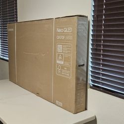 65 Inch Neo QLED Samsung Smart TV 4K UHD with 144 Hz refresh rate. 2025 Model Q70F Factory Sealed. Includes