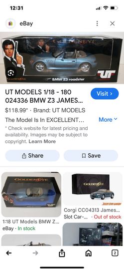 Toy UT BMW Z3 Roadster 