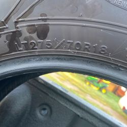 275 70 R18 Goodyear wrangler tire