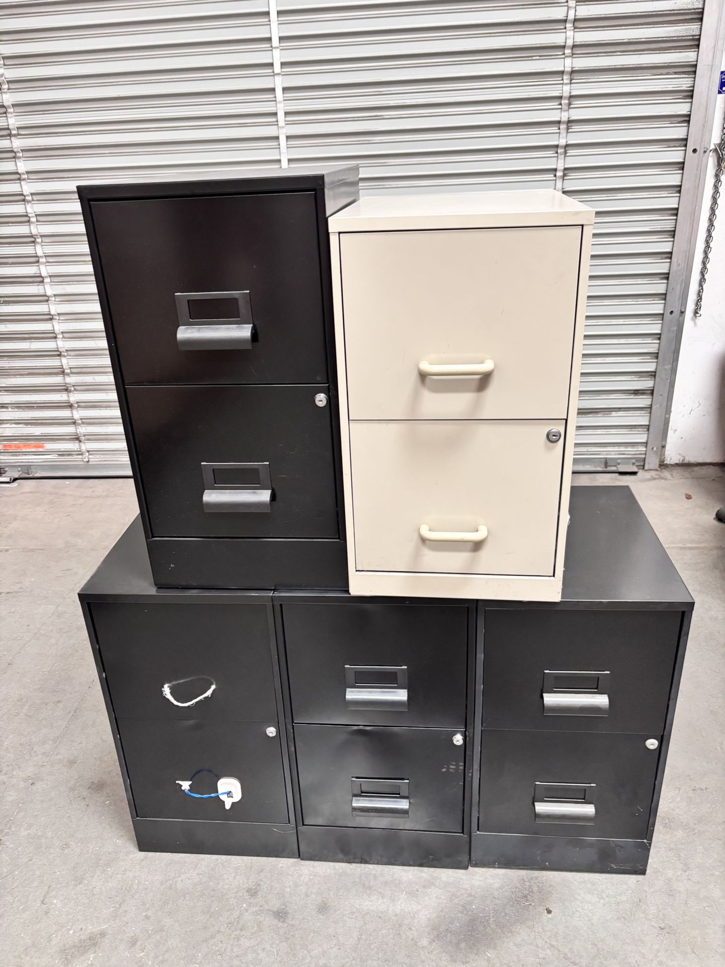 5 pcs Of File Cabinets