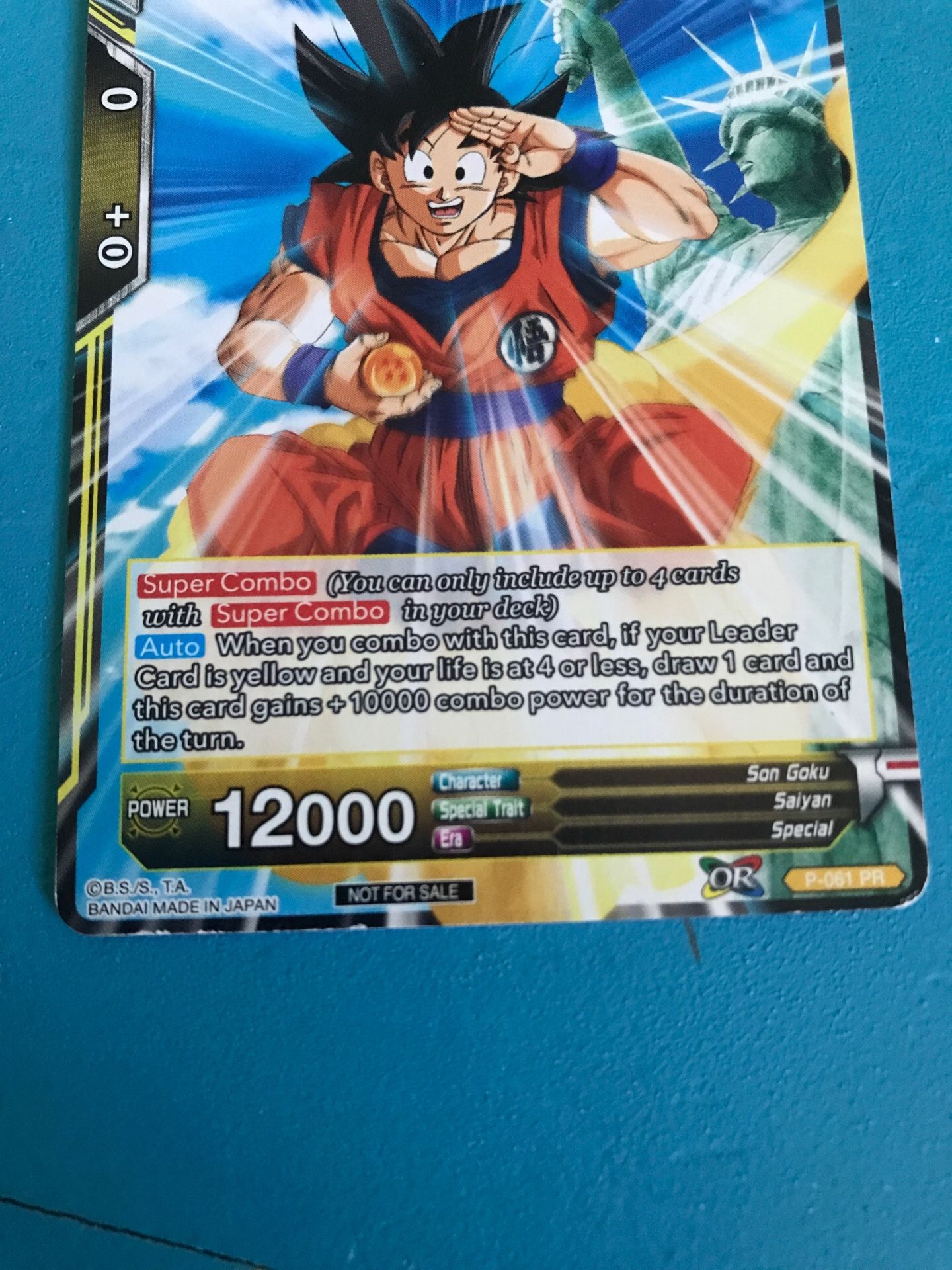 Vincent Final Fantasy Foil Ex Card and Pure Hearted Son Goku