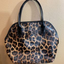 Elizabeth Arden Animal Print Cosmetic Carry All Bag