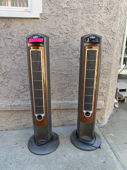 Lasko 42” Tower Fan Pair – Set of 2