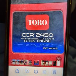 Toro Snowblower For Sale