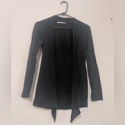 Chris & Carol Black Long Sleeve Cardigan