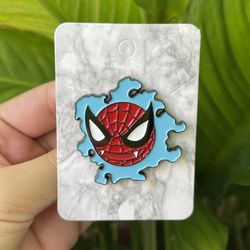 Spider-Man Gastly Pokemon Pin