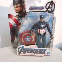 Marvel Avengers Captain America 6"-Scale Marvel Super Hero Action Figure 
