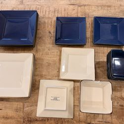 🍽️ Pottery Barn Asian Square Dinner Set