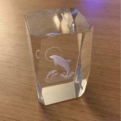 Dolphin paperweight 