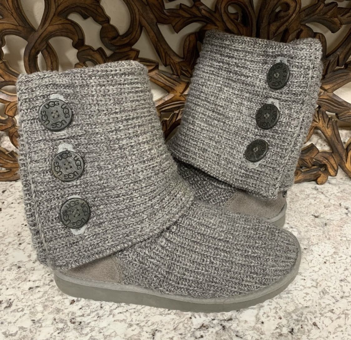 UGG Cardy Button Sweater Boots