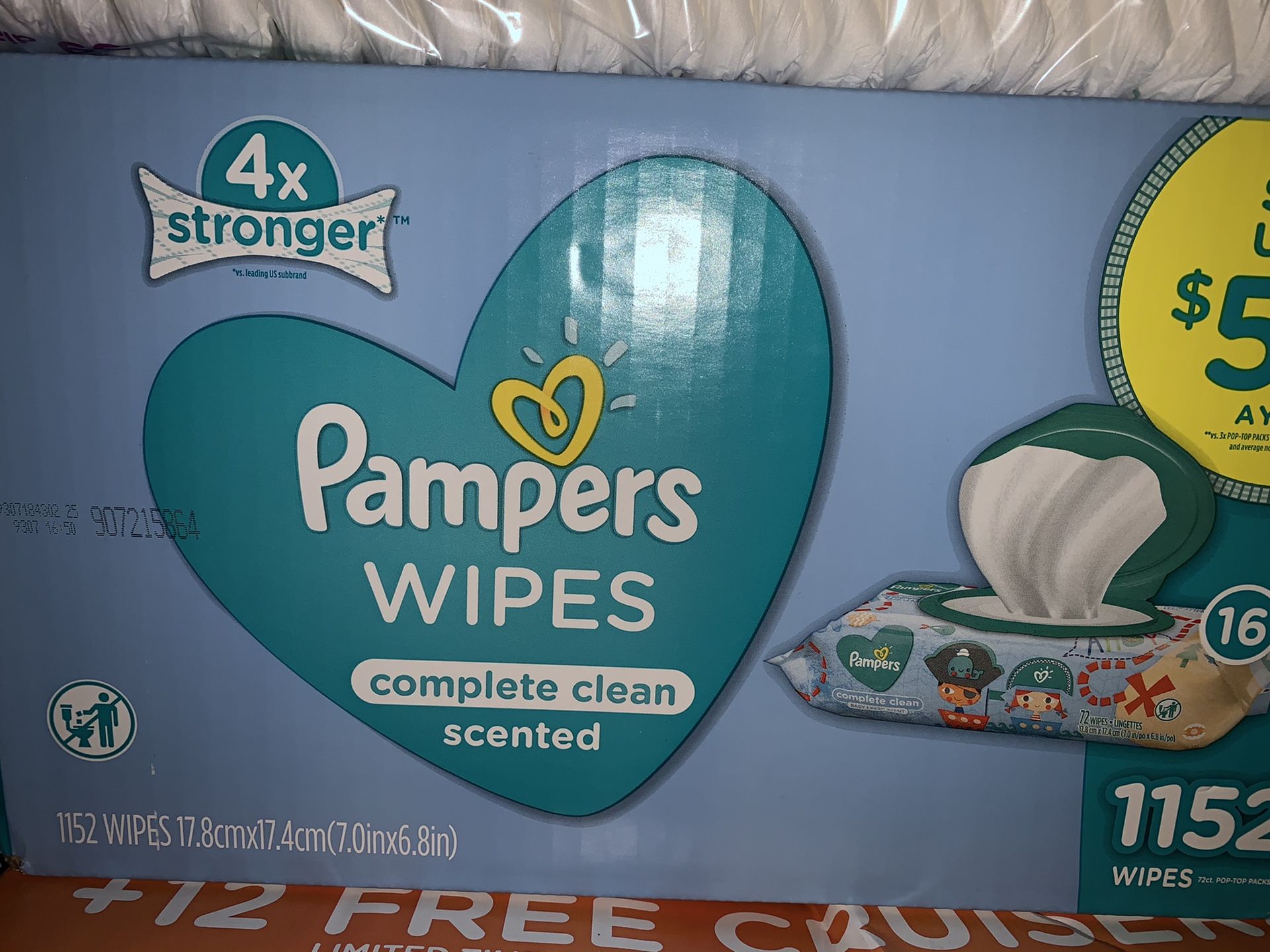 Pamper wipes