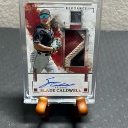 2025 Panini Impeccable Baseball Slade Caldwell Rookie On Card Auto Rpa
