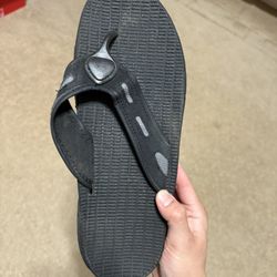 Size 12 - All Black Flip Flop Sandals