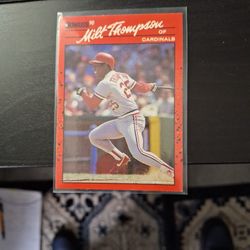 Milt Thompson ERROR Card 