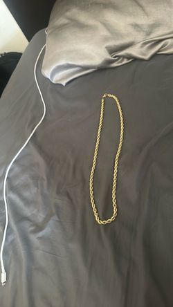 10kt gold rope chain