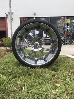 22” Staggered Asanti ELT Rims and Tires