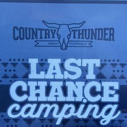 Country Thunder Last Chance campsite