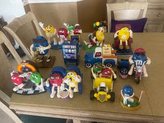 12  M & M dispensers