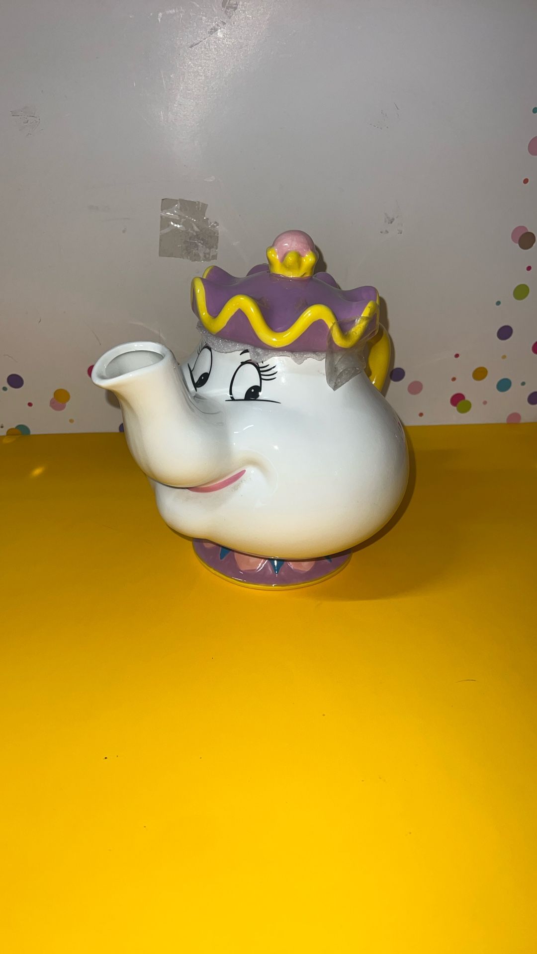 Disney Beauty And The Beast Chip Tea Pot NEW