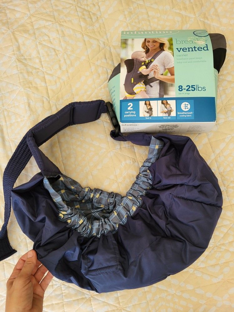 (3-piece) Baby Carrier, Sling & Cloth Wrap - Infant Baby