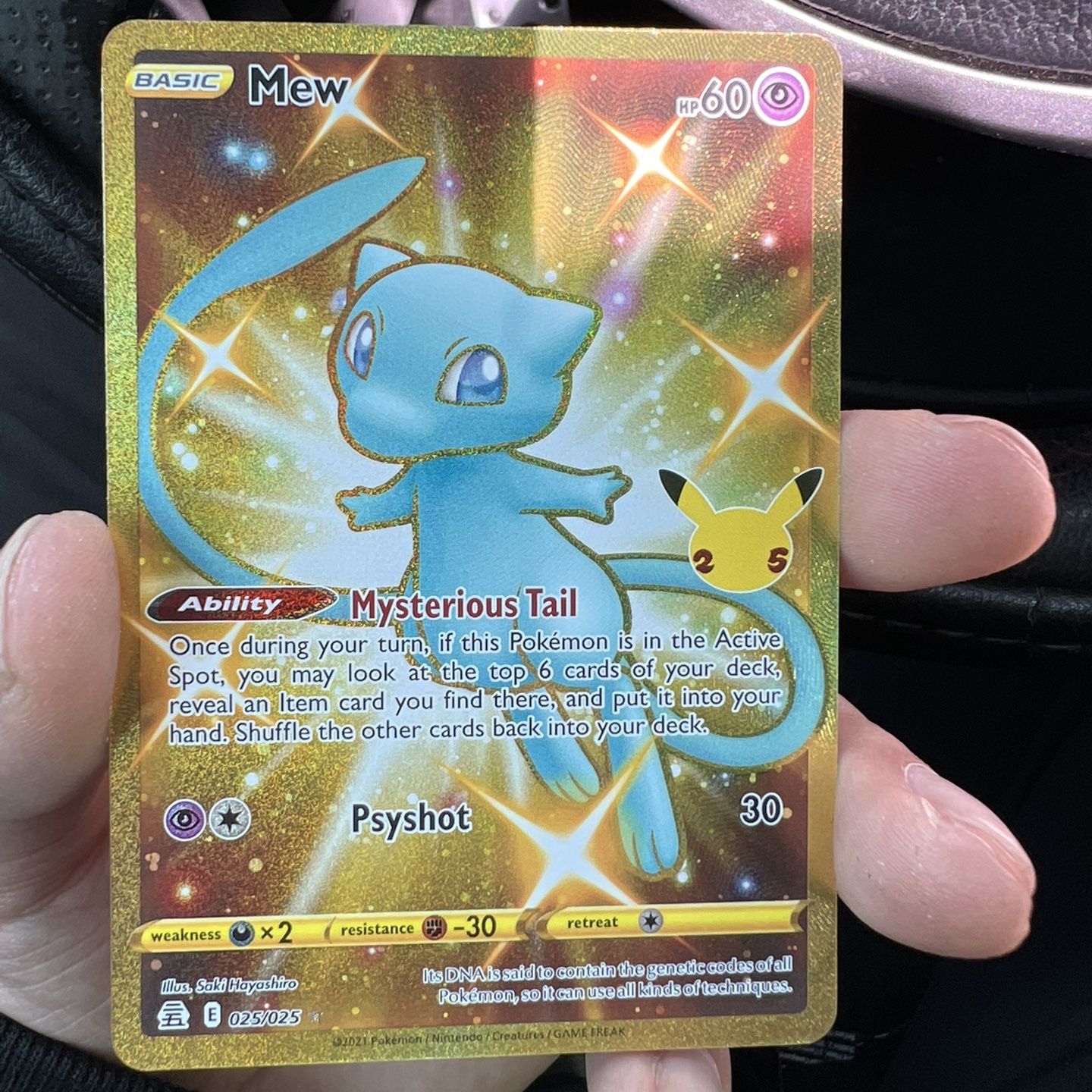 Mew 025/025-Pokemon Celebrations:25th Anniversary Lot for Sale in  Fullerton, CA - OfferUp