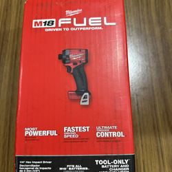 Milwaukee M18 1/4 Impact Drill Brand New 