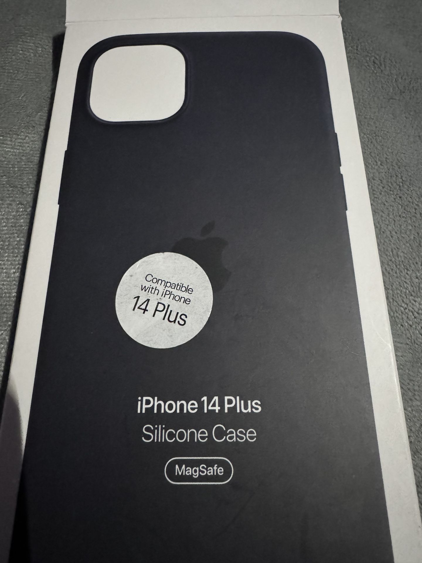 Apple iPhone 14 Plus Silicone Case Black New