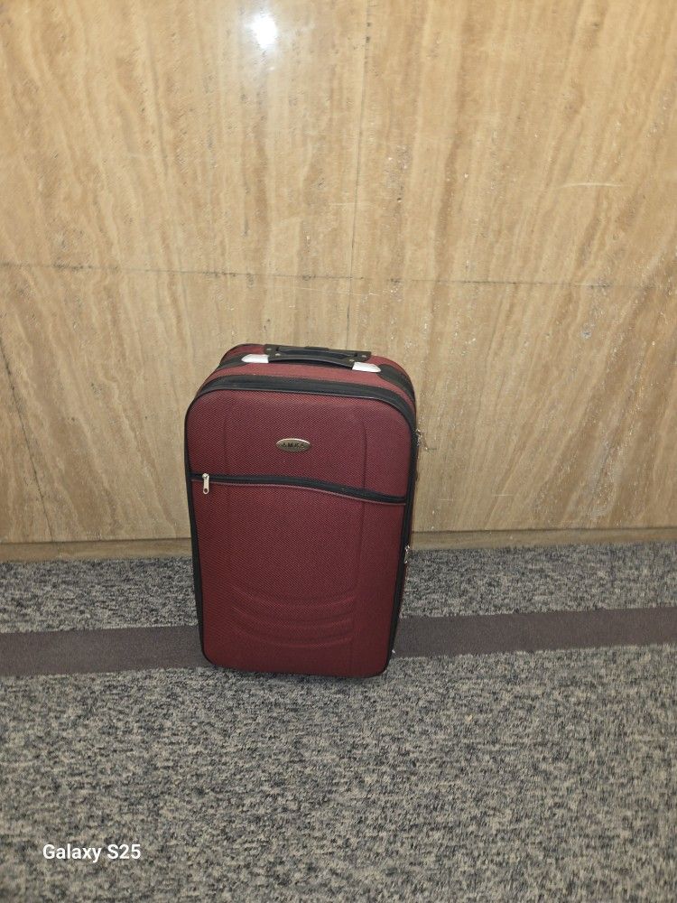red softside luggage AMEA brand 26 inch