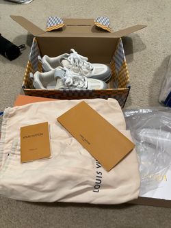 LV SK8 white and grey with Box