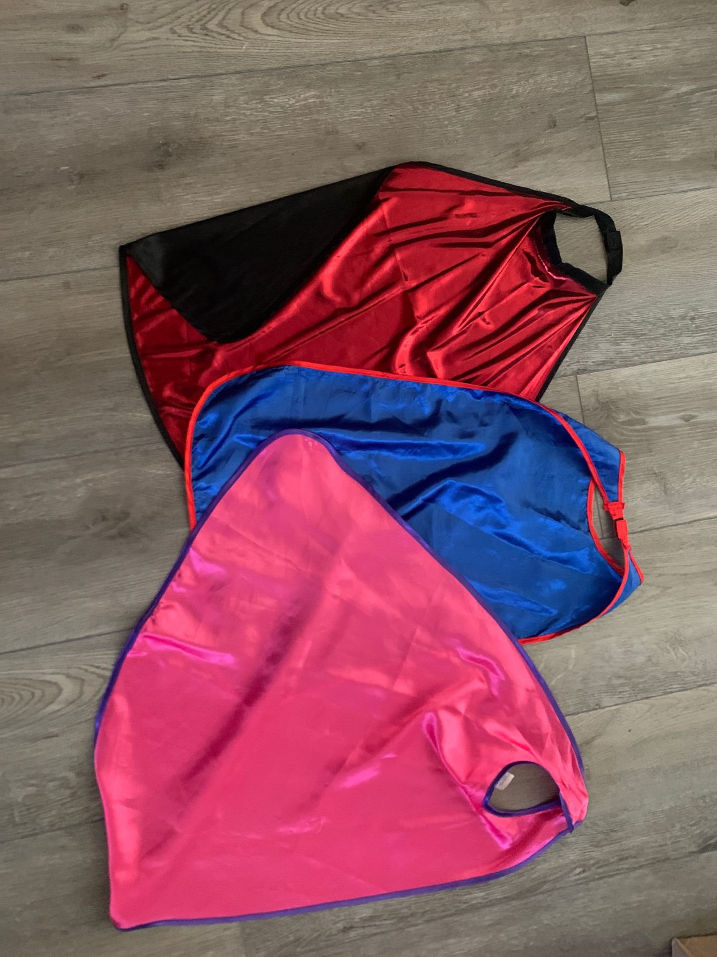 3 Kids Capes for dress up/costume