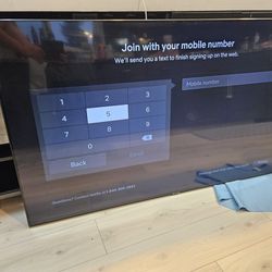 Samsung 65inch Smart T.V Comes With Remote