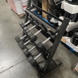 Dumbbell Set With Rack