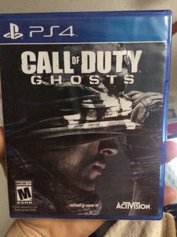 Cod ghosts for ps4