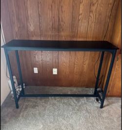 Black High Top Table