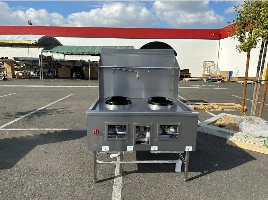 2 Burner Chinese Wok